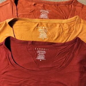 Pack of 3 Carreli Jeans Premium Basic Long Sleeve Tees Size M